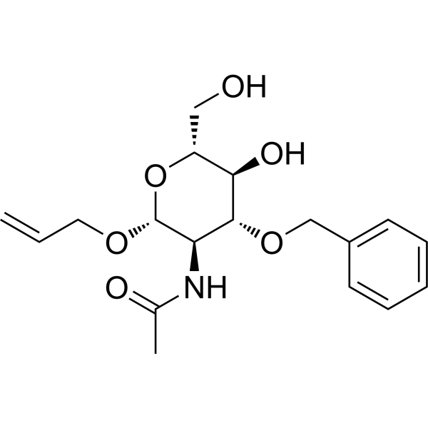 2-Propen-1-yl 2-(acetylamino)-2-deoxy-3-O-(phenylmethyl)-β-D-glucopyranoside 65730-00-9